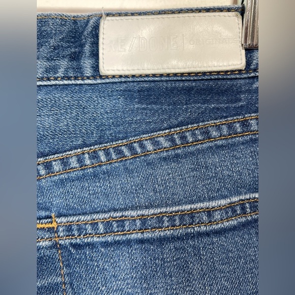 RE/DONE Jeans Women’s Size 26 Originals Straight Leg Ankle Fray - Picture 6 of 11